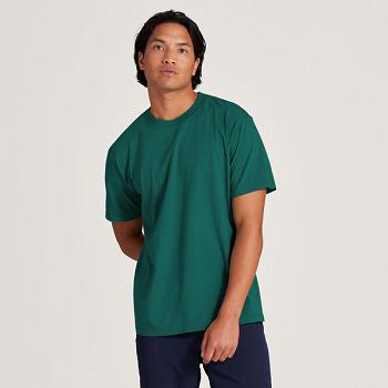 Allbirds Allgood Baumwoll T shirts Herren Türkis | CHICD40260