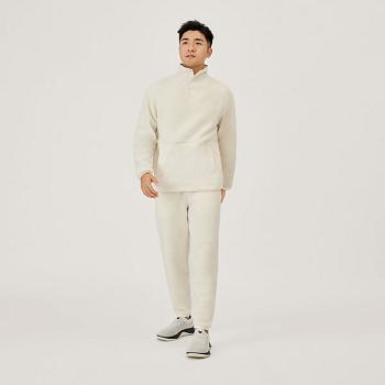 Allbirds Fluff Fleece Pant Sweathose Herren Weiß | LCHTR95758