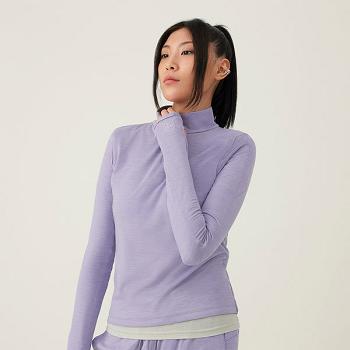Allbirds Performance Quarter Zip Sweatshirts Damen Lila | GCHUC12335