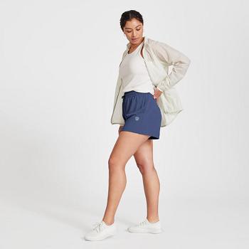 Allbirds R&R Sweat Kurzes Sweathose Damen Indigo | CHICD96748