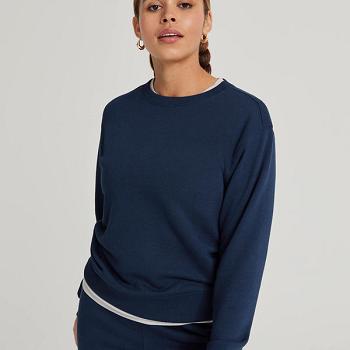 Allbirds R&R Sweatshirt Sweatshirts Damen Navy | ACHDF59683