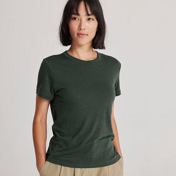Allbirds Sea T shirts Damen Tiefesgrün | XCHBH63665