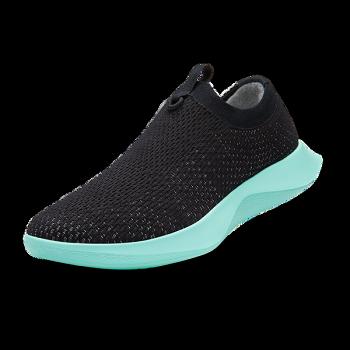 Allbirds Tree Dasher Relay Slip-Ons Herren Schwarz Mintfarben | CHJVR65699