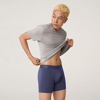 Allbirds Trino® Boxer Brief Unterwäsche Herren Indigo | ACHDF49025