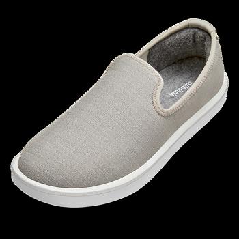 Allbirds Wolle Lounger Woven Slip-Ons Herren Grau | ECHHC26740